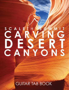 GUITAR TAB BOOK: "Carving Desert Canyons" (print)