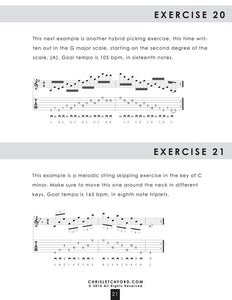 6-String Guitar Technique Instructional Book by: Chris Letchford (print)